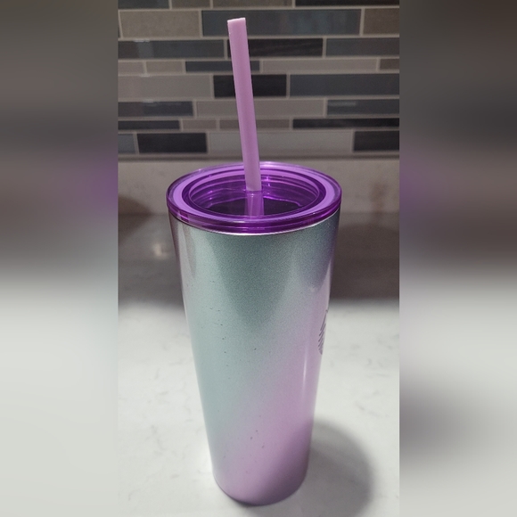 🔥2For$20 Starbucks Purple & Magenta Berry Glitter Ombre Tumbler HOLIDAY 2021 - Picture 4 of 6